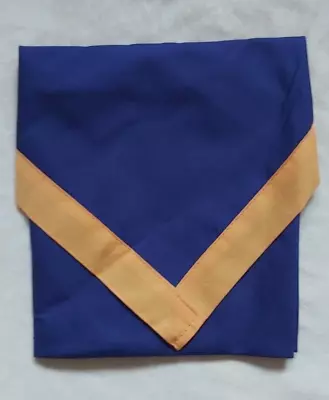 £2.95 • Buy Boy Scout Cub Scout & Girl Guide Necker Neckerchief Blue Orange  100% Cotton