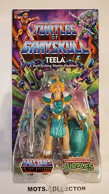 IN STOCK Masters Of The Universe TURTLES OF GRAYSKULL Teela Action Figure • $54.99