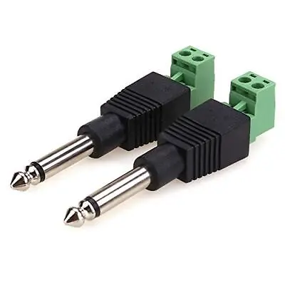 NANYI TS 1/4 Inch Jack 6.35mm Mono Male Plug For Guitar/Speaker/Microphone Cabl • $10.76