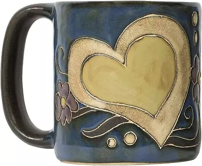 Mara Stoneware Mug - Heart Of Gold  - 16 Oz   (610C1)  • $22.95