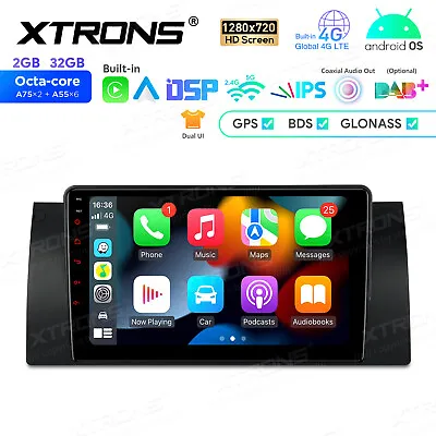 9  Android 13 8-Core 32G Car Stereo Radio GPS CarPlay 4G LTE WiFi For BMW X5 E53 • $229.99