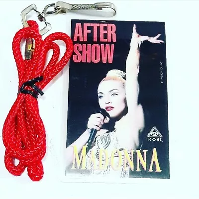 Madonna Blond Ambition Tour Promo Pass Lot Madame X Prayer Crave 7 Boy Toy Love  • $25.50