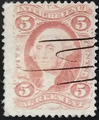 U.S:  Scott #R23d  Manual Cancellation - Extremely Rare • $150