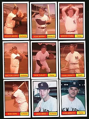 1982 Renata Galasso - 1961 New York Yankee Team Set - Maris - Mantle - Yankees • $3.99