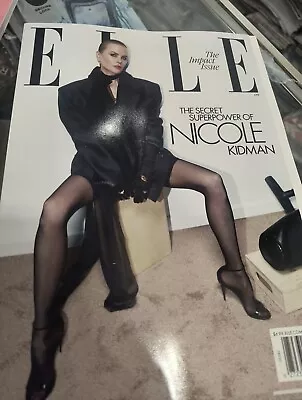 ELLE Magazine April 2024 The Secret Superpower Of Nicole Kidman • $10