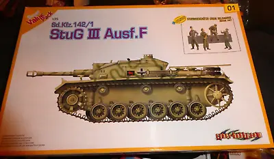 1/35 Dragon Cyber Hobby Stug Iii Ausf F + Figures #9101 New Wwii Armor Model Kit • $39.99