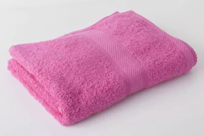 12 X Pink Luxury 100% Egyptian Cotton Hairdressing Towels Salon Beauty 50x85cm • £34.99