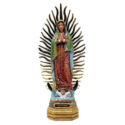 MrcjSales - Our Lady Of Guadalupe Resin Statue | Handcrafted Religious |..... • $20.99