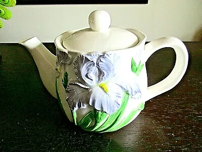 3 Cup Beautiful Vintage Mary  Ann Baker Lilac Teapot - • $21.29