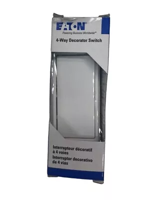 Eaton 7504W-BOX 4-Way Decorator Switch White **SALE** • $15.98