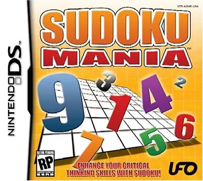 Sudoku Mania - Nintendo DS TESTED • $7.99