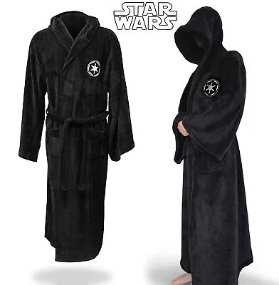 Star Wars Jedi Black Bathrobe Robe Costume Cosplay Halloween • $25