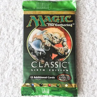 MTG: CLASSIC 6th EDITION Sealed Booster Pack From Box - Magic - English  • $34.95