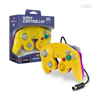 Wii/Gamecube Cirka Controller (YELLOW PURPLE) - Nintendo GC Brand New • $47.38