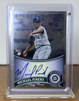 2011 Michael Pineda Topps Chrome Rookie Auto #174 Rc • $16