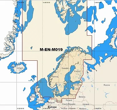 C-MAP MAX MEGAWIDE M-EN-M019 NORTH AND BALTIC SEAS MSD/SD Chart • $365.08