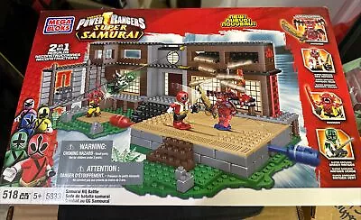 Mega Bloks 5833 Power Rangers Super Samurai HQ Battle Set 518 Pieces 2012 SEALED • $19.95