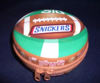 Football Field Zippered Pouch Tin Music Box - Across The Field • $2.99