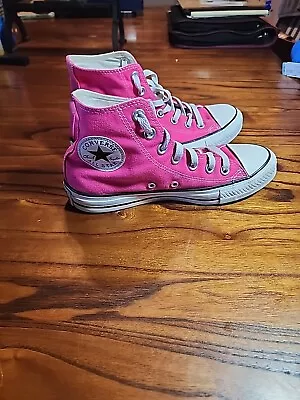 Unisex Converse Chuck Taylor All-Star High-Top Canvas Size 6 Mens/ 7 Womens Pink • $40