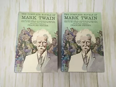 1964 1st EDITION THE COMPLETE WORKS Of MARK TWAIN VOLUME 1 & 2  • $30