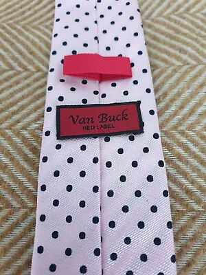 Van Buck Silk Tie 8cm • £12.50