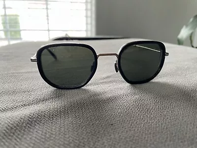 Bad Ass Vuarnet EDGE 1921 Black Aviator Sunglasses • $280