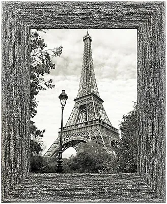 $12.89 • Buy Bumpy Texture Wood Picture Frame Gallery Display Wall And Tabletop