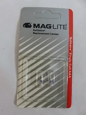 New MagLite Halogen Replacement Lamp Solitaire Single Cell AAA LK3A001 • $9.99