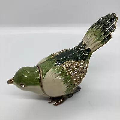 Green Bird Bejeweled Trinket Box • $29.99