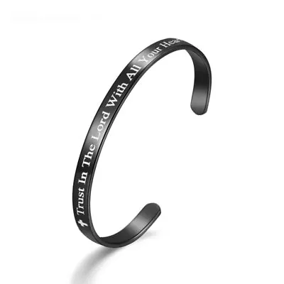 Personalized Stainless Steel Bracelet Custom Date Name Engraved Cuff Gifts Women • $2.20