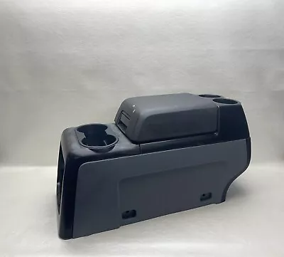 2011-2014 Ford F150 Center Floor Console CUPHOLDER STORAGE Power Plug OEM GRAY • $475.50