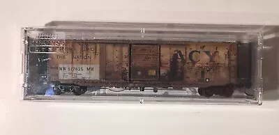 N Scale Micro-Trains 07644160 Weathered Norfolk Southern/ex-ACY 50’ Box Car • $29