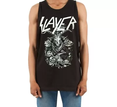 SALYER WARRIOR Heavy Metal Band Black Tank Top • $12.99