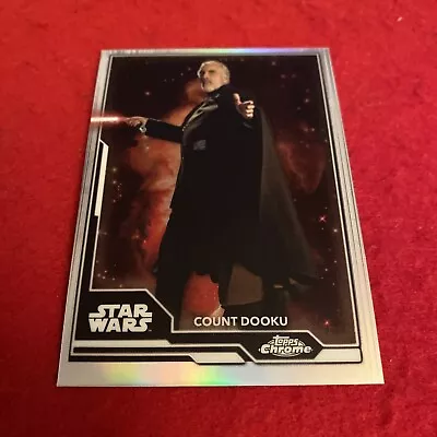 2021 Count Dooku Topps Chrome Star Wars Legacy Wielders Of The Lightsaber WL-6 • $11.99