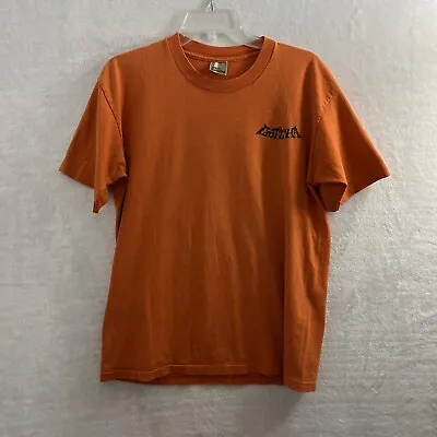 Vtg Gotcha T Shirt Men's Medium Graphic Orange Single Stitch Cotton Pullover • $12.50