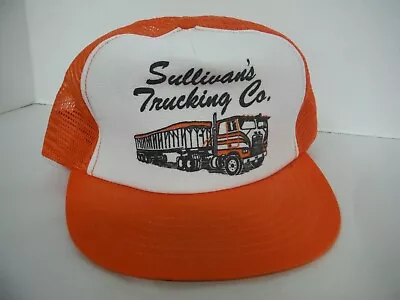 VTG Sullivan Trucking Co. Foam Snapback Mesh Tractor Trailer Hat • $23