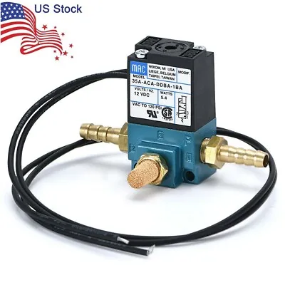 Brass Silencer 1/8'' NPT 3 Port 12V Electronic Boost Control MAC Solenoid Valve • $18.59