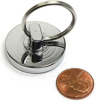 CMS Magnetics Neodymium Cup Magnet With Keyring - Gold Test Magnet - 5 Pieces • $29.99