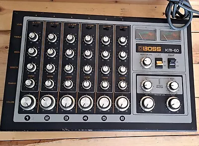 BOSS KM-60 6 Channel Analog EQ Mixer By Roland • $1200