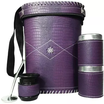 357AC New Set Yerba Mate Kit: Containers Gourd(Cup) Bombilla(Straw) Bag • $59.90