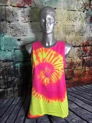 £9.99 • Buy Tie Dye T Shirt Top Tee Tye Dye Music Festival Hipster Indie Retro Unisex TShirt