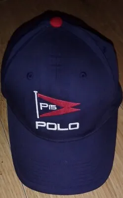 Polo Ralph Lauren P15 Offshore Racing Sailing Strapback Cap CP93 Nautical 67 • £35