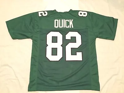 UNSIGNED CUSTOM Sewn Stitched Mike Quick Green Jersey - M L XL 2XL • $35.99