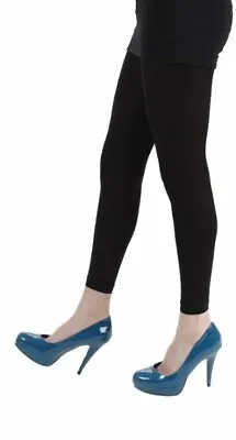 £5.50 • Buy Women's Footless Tights Luxurious Soft Semi Opaque Black Fashion Dance 40DEN-XL