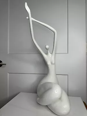 Modern Art Large Dancer In Action  Statue -  Size: 12 L X 8 W X 23 H • $139