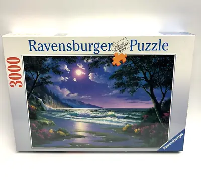 SEALED Ravensburger Puzzle 3000 Pc Moonlight Beach Anthony Casay 1997 No. 170098 • $79.99