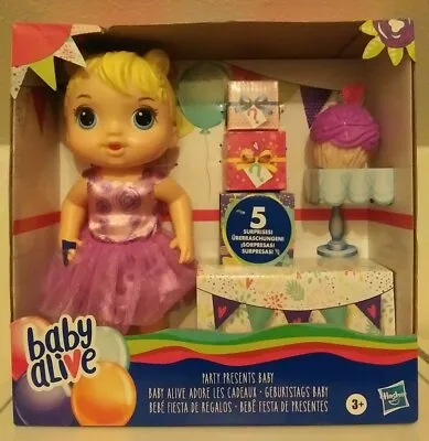 Baby Alive Party Presents Baby (Blonde) HASBRO New Cupcake Party Surprises • $33.86