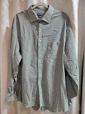 VAN HEUSEN Mens Flex Regular Fit Shirt Cotton Blend Button 18.5 Neck. 36/37 • $14.99