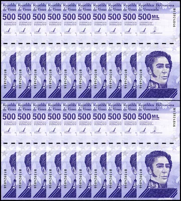 Venezuela 500 Mil Bolivar Soberano 2020 CIRCULATED X 20 PCS Bundle USA SELLER • $21.99