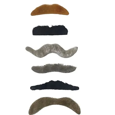 Stick On Fake Moustaches Halloween Mexican Fancy Dress Party Props Tashes G5577 • £3.37
